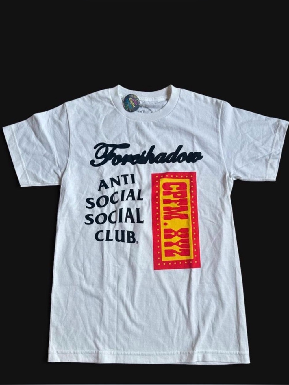 ANTI SOCIAL SOCIAL CLUB x
CPFM TEE WHITE SIZE SMALL NWT
